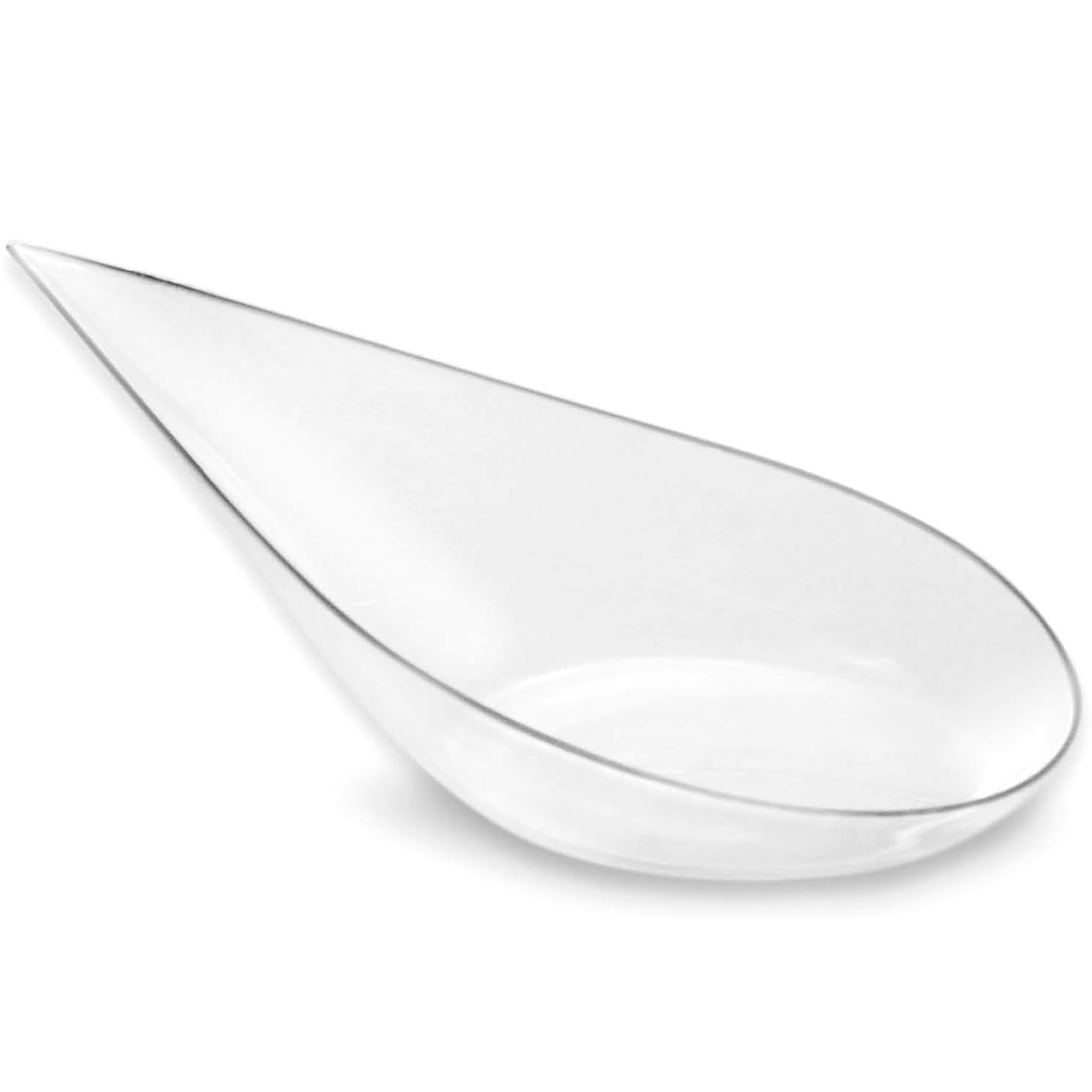 Cucharas Catering Plástico Reciclable (Pack 8 unidades)  Transparente