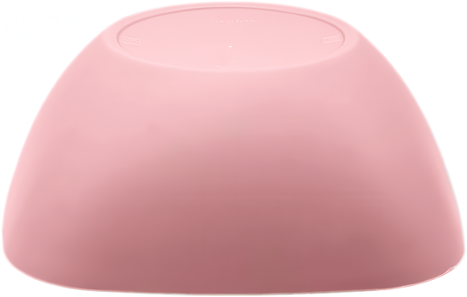 Cuenco de plastico cuadrado para comida Bol 4.8 Litros Rosa