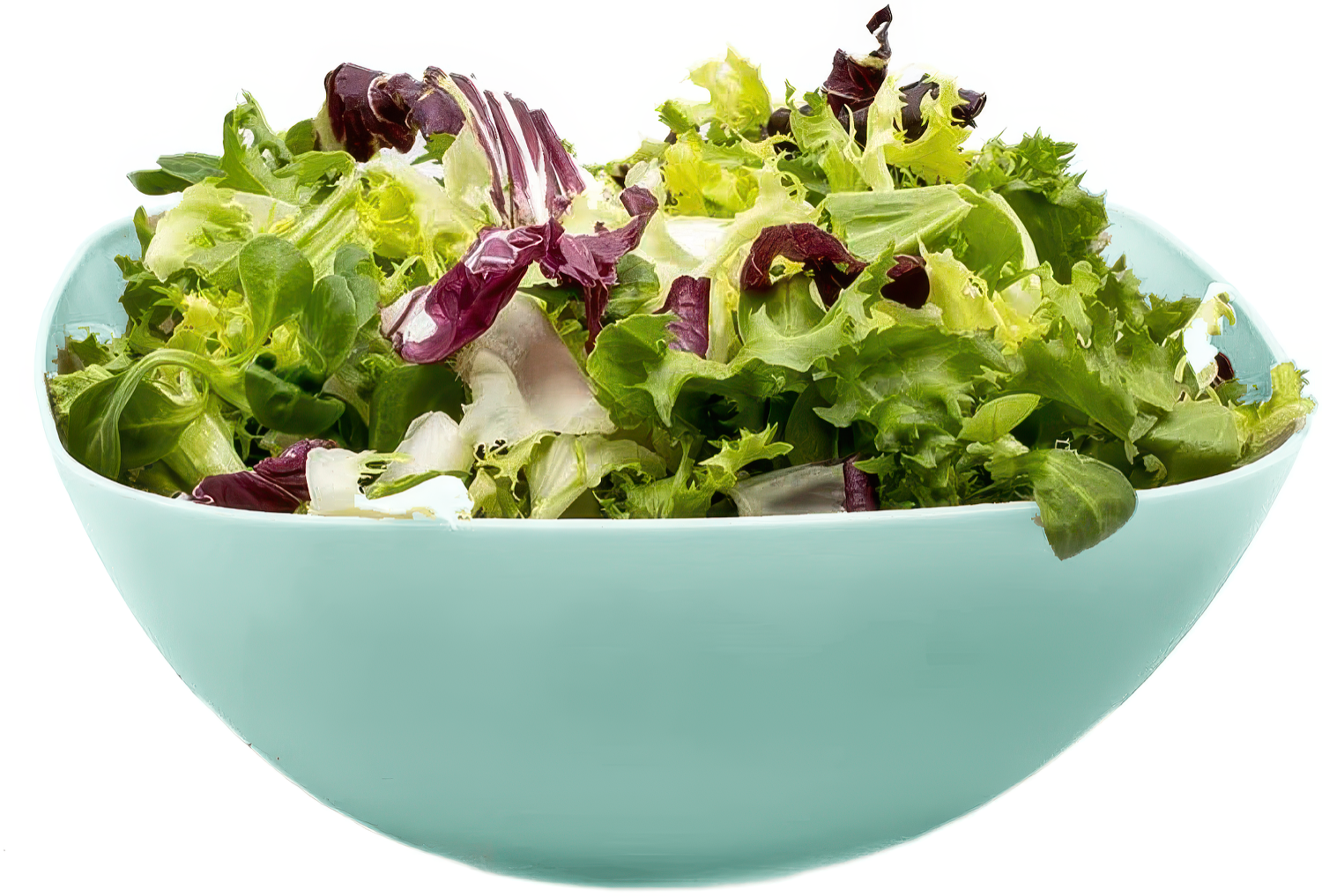 Cuenco de plastico cuadrado para comida Bol 4.8 Litros Verde