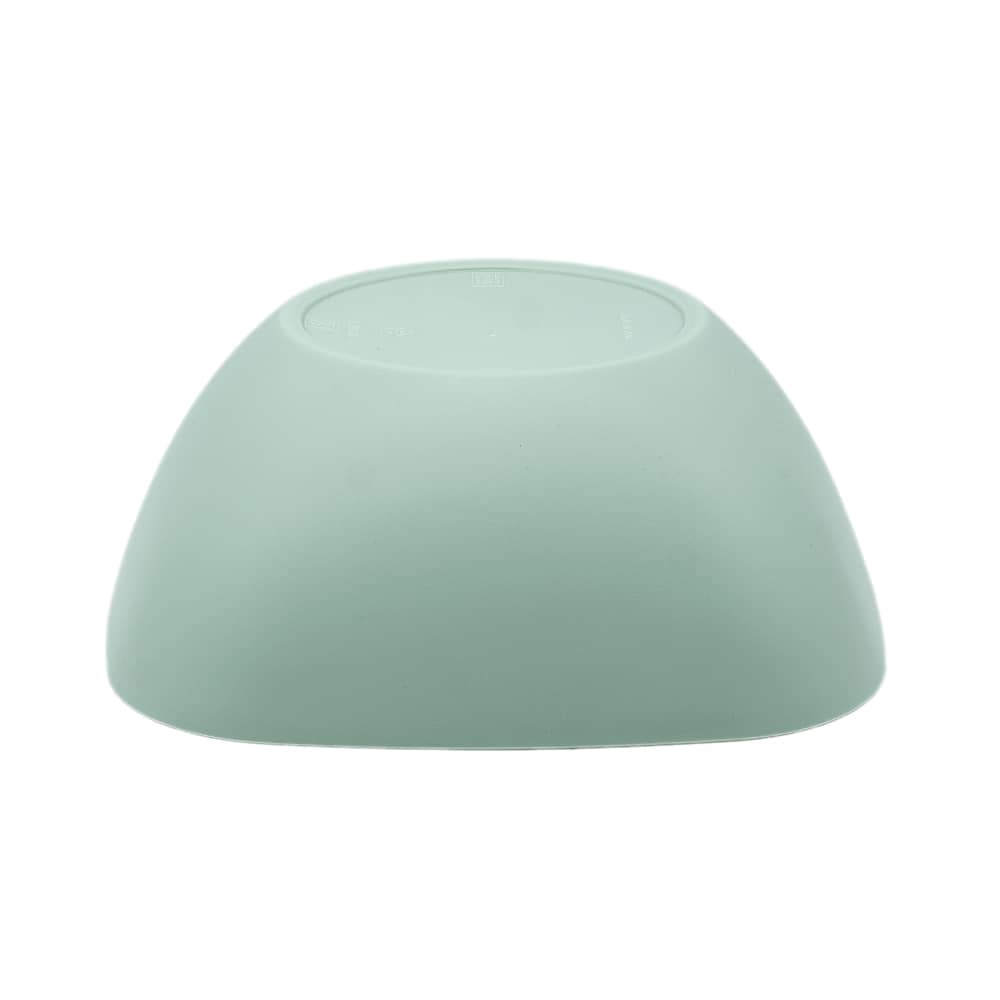 Cuenco de plastico cuadrado para comida Bol 2.7 Litros Verde claro