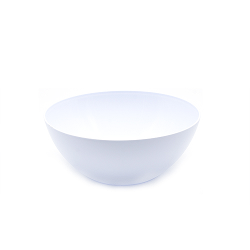 Cuenco de plastico para comida Bol 1.5 Litros Blanco