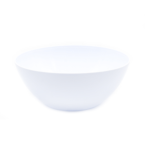 Cuenco de plastico para comida Bol 2.4 Litros Blanco