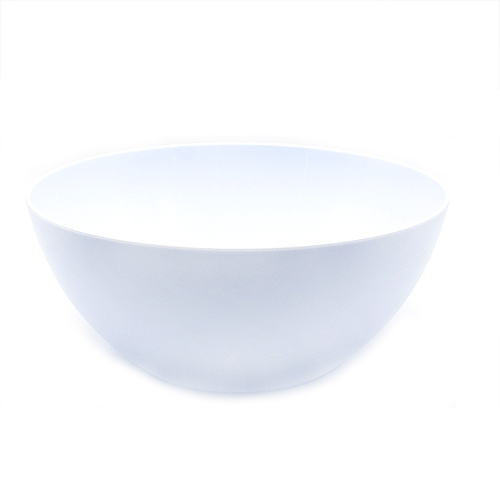 Cuenco de plastico para comida Bol 3.5 Litros Blanco