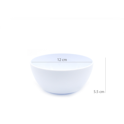 Cuenco de plastico para comida Bol 425 ml Blanco