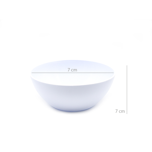 Cuenco de plastico para comida Bol 950 ml Blanco