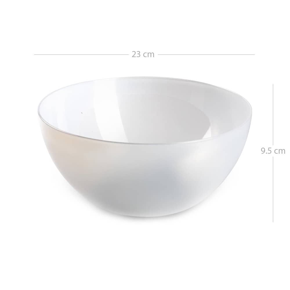 Cuenco de plastico para comida Bol 2.4 Litros Transparente