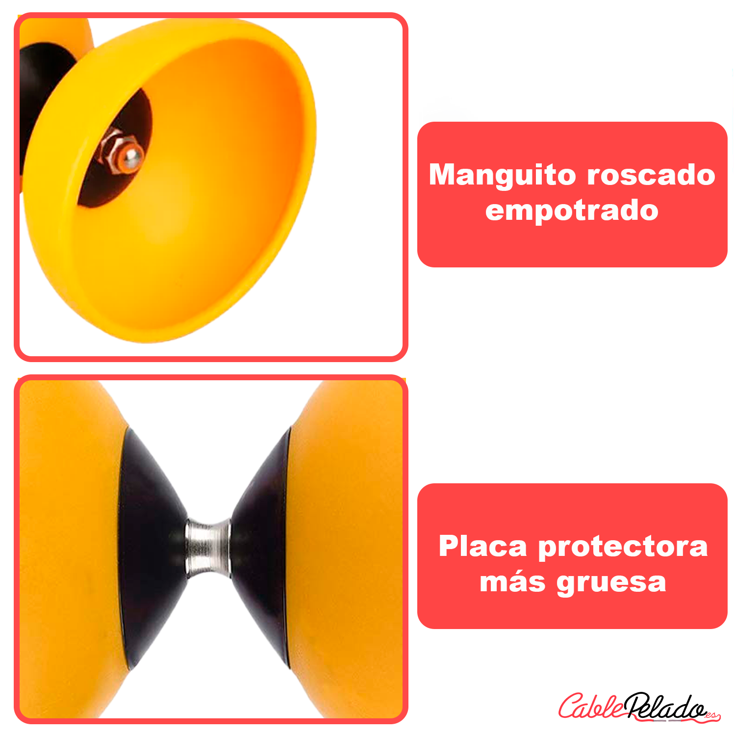 Diábolo Para Malabares  Amarillo