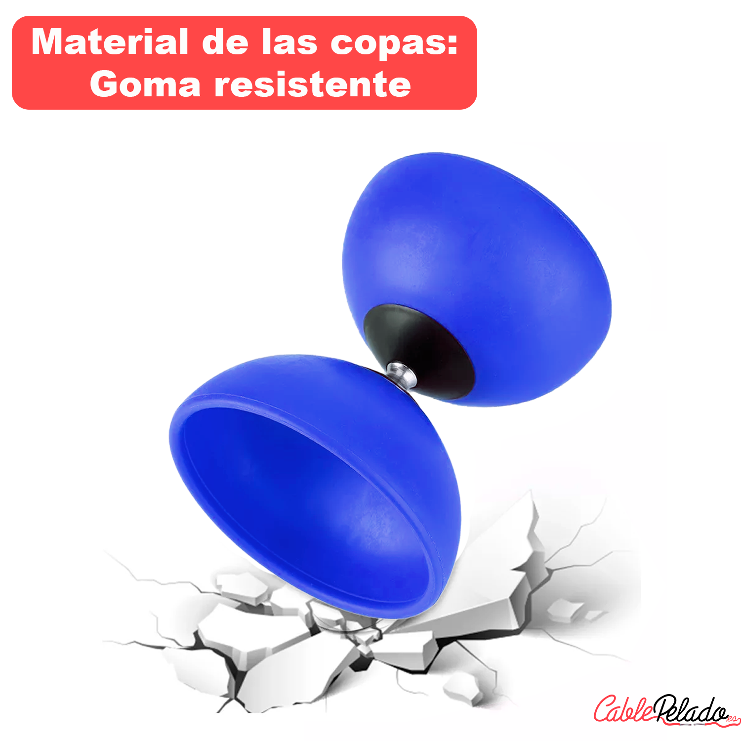 Diábolo Para Malabares  Azul