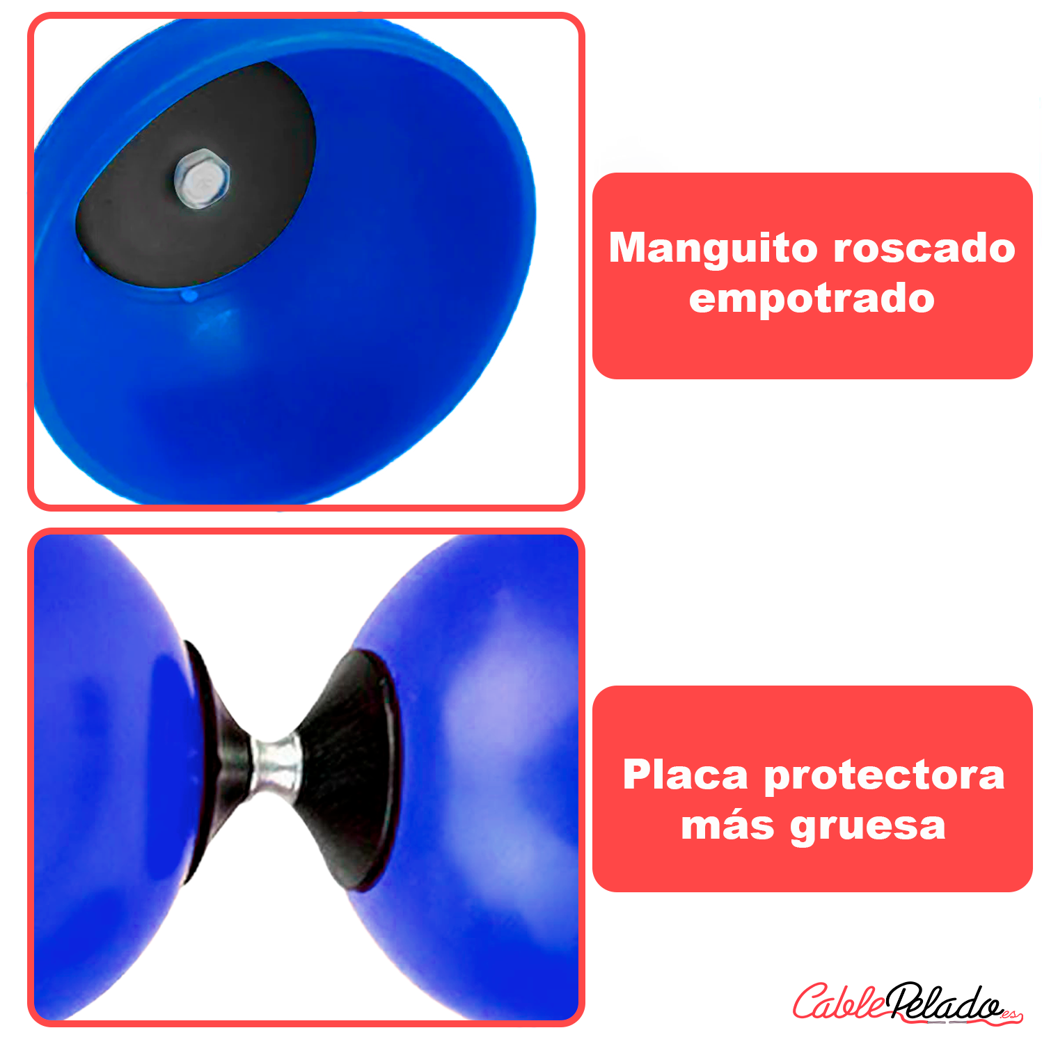 Diábolo Para Malabares  Azul