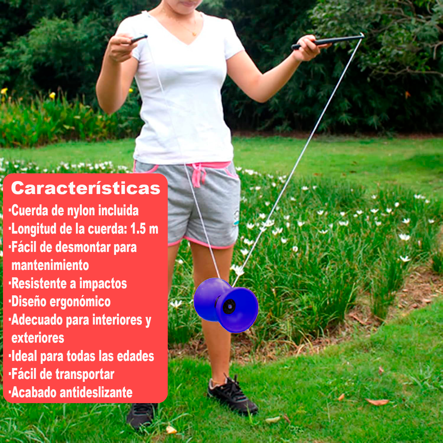 Diábolo Para Malabares  Azul