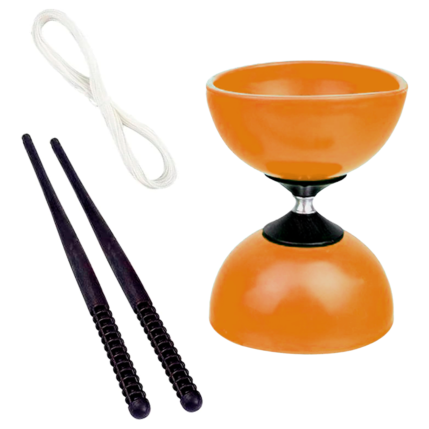 Diábolo Para Malabares  Naranja