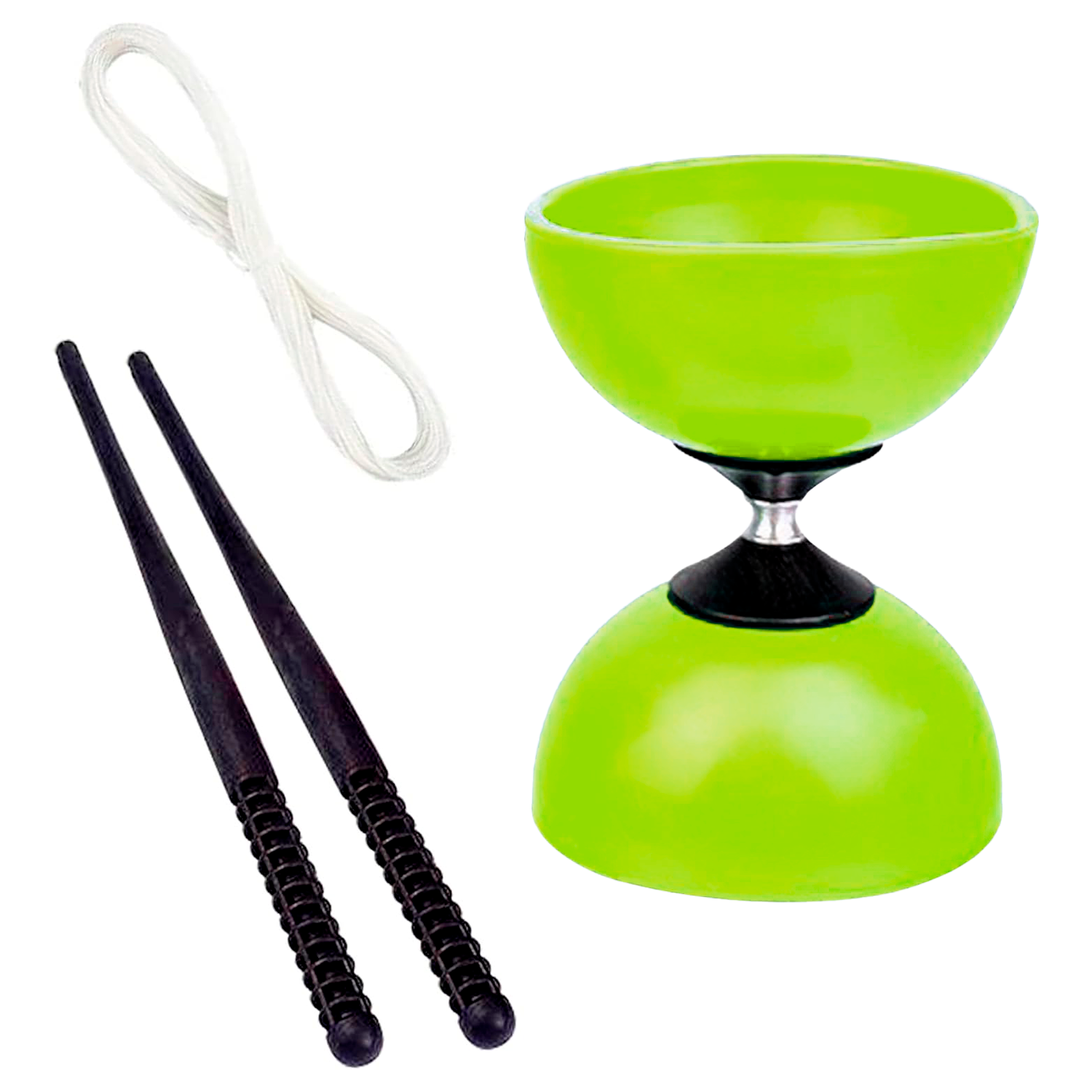 Diábolo Para Malabares  Verde