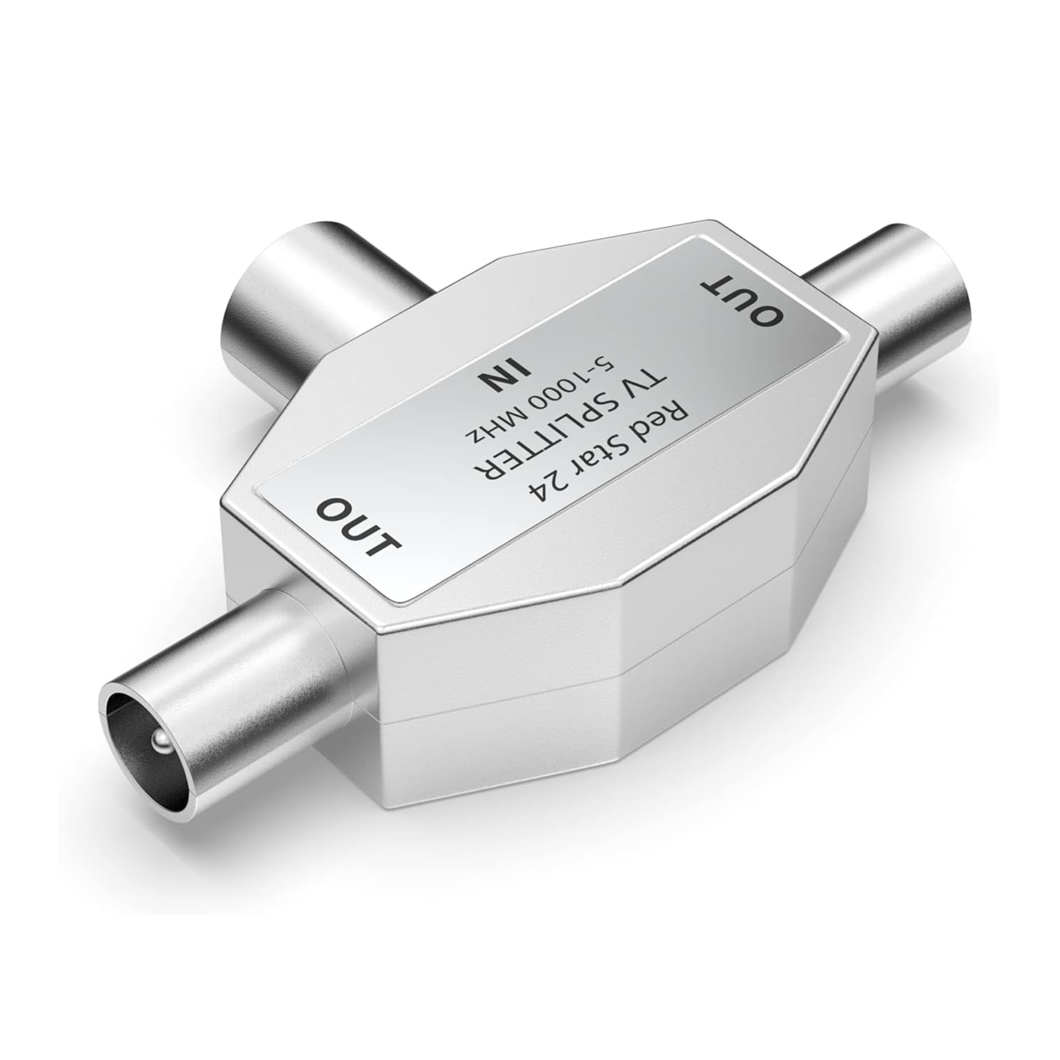 Divisor coaxial en T  Gris