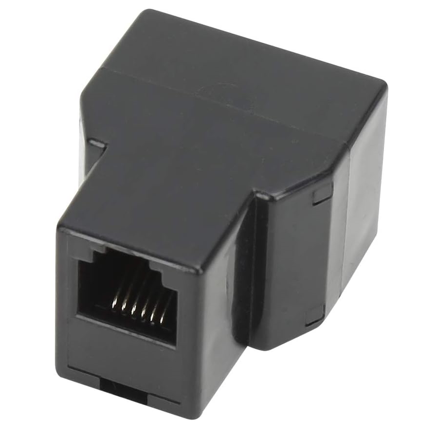 Divisor RJ11 - 2x RJ11 hembra  Negro