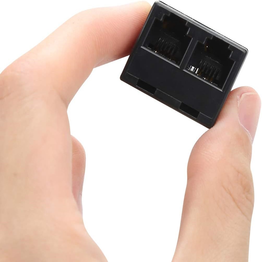 Divisor RJ11 - 2x RJ11 hembra  Negro