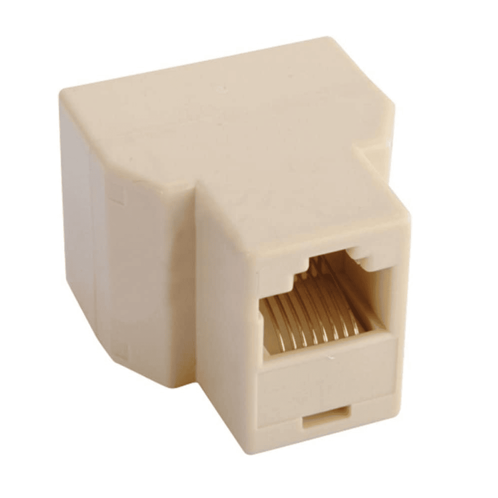 Divisor RJ45 - 2x RJ45 hembra  Blanco