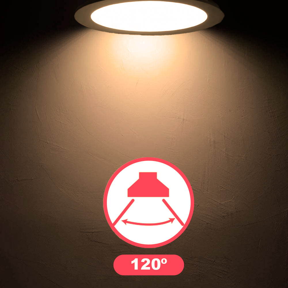 Downlight panel redondo Luz Blanca    24W