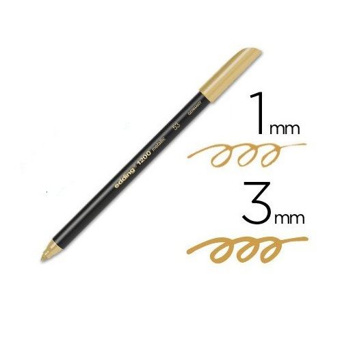 Edding 1200 Rotulador Punta Fina  Dorado