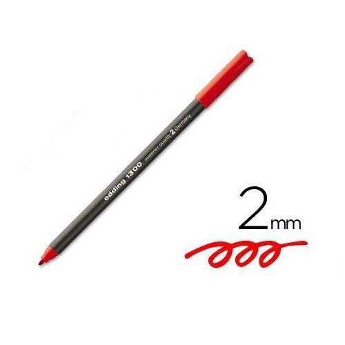 Edding 1300 Rotulador Punta Redonda  Rojo