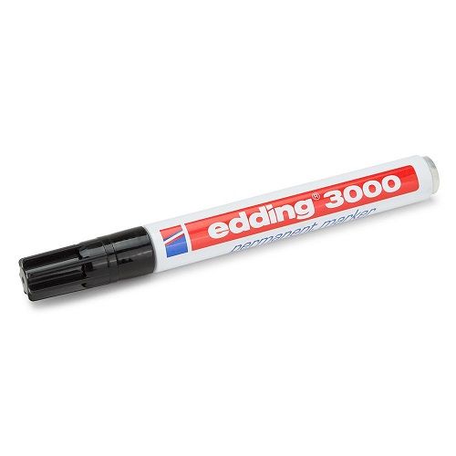 Edding 3000 Marcador Permanente Punta Redonda  Negro