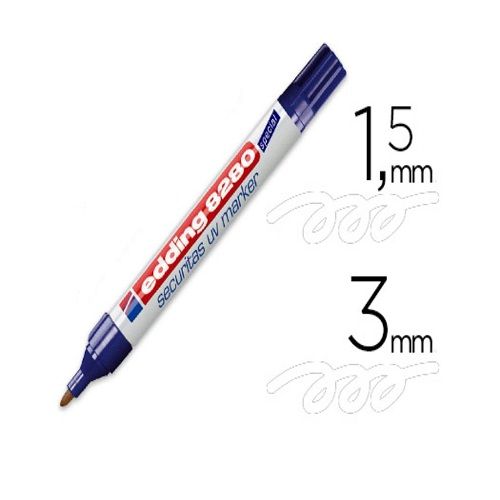 Edding 8280 Marcador Permanente Punta Redonda  UV