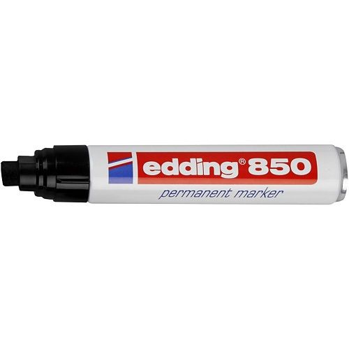Edding 850 Marcador Permanente Punta Gruesa  Negro