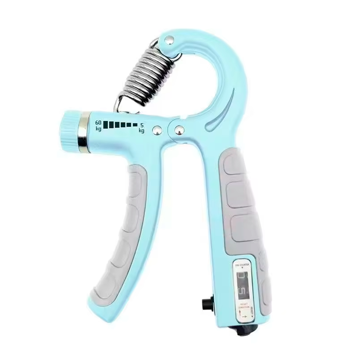 Ejercitador de Mano Ajustable con Medidor Digital y Contador