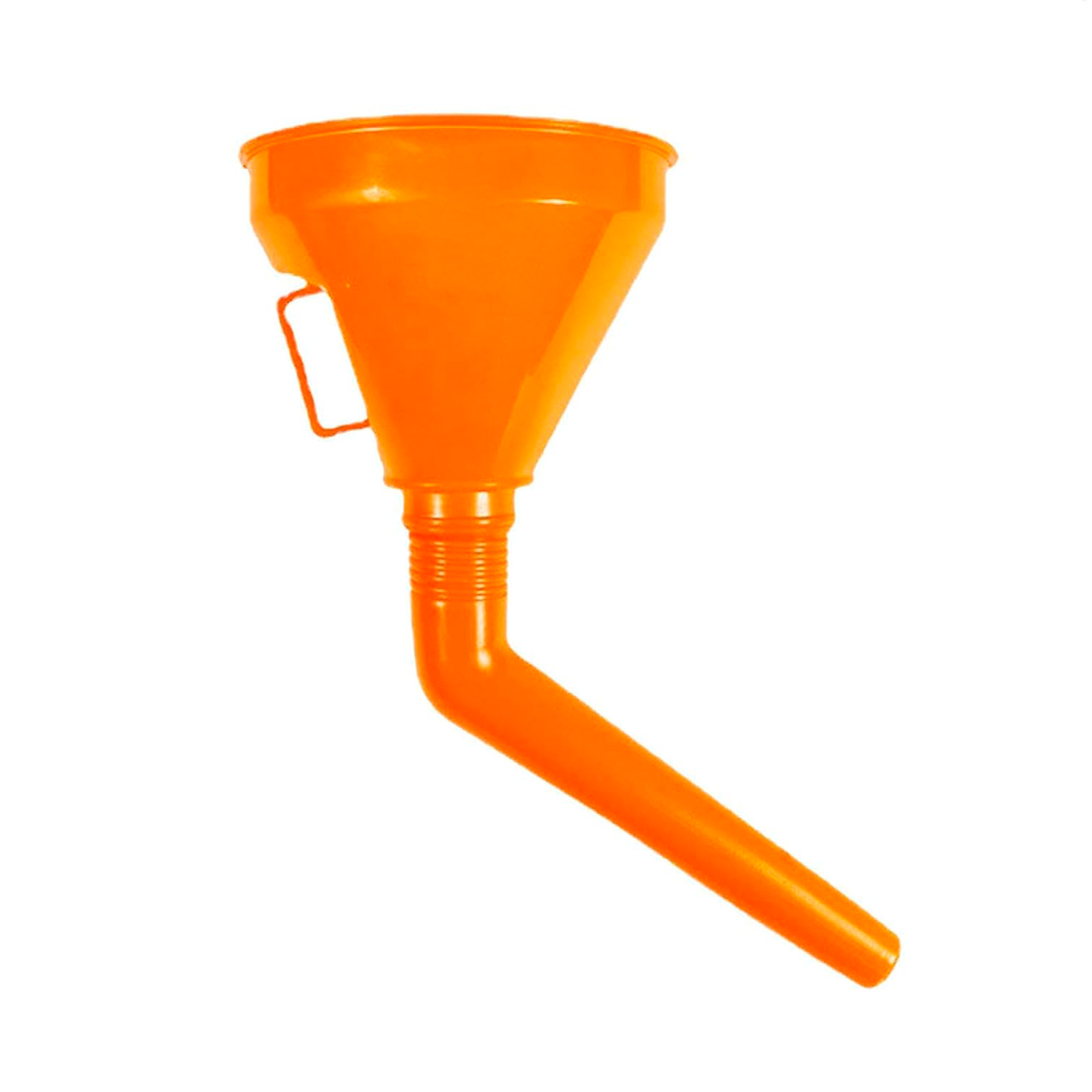 Embudo De Plástico Para Combustible Con Filtro v2  Negro
