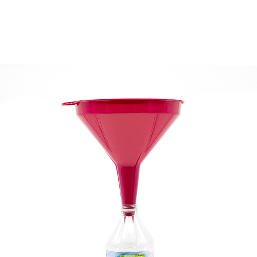 Embudo de plastico 19 cm Rosa