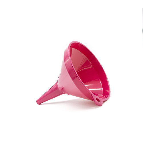 Embudo de plastico 19 cm Rosa