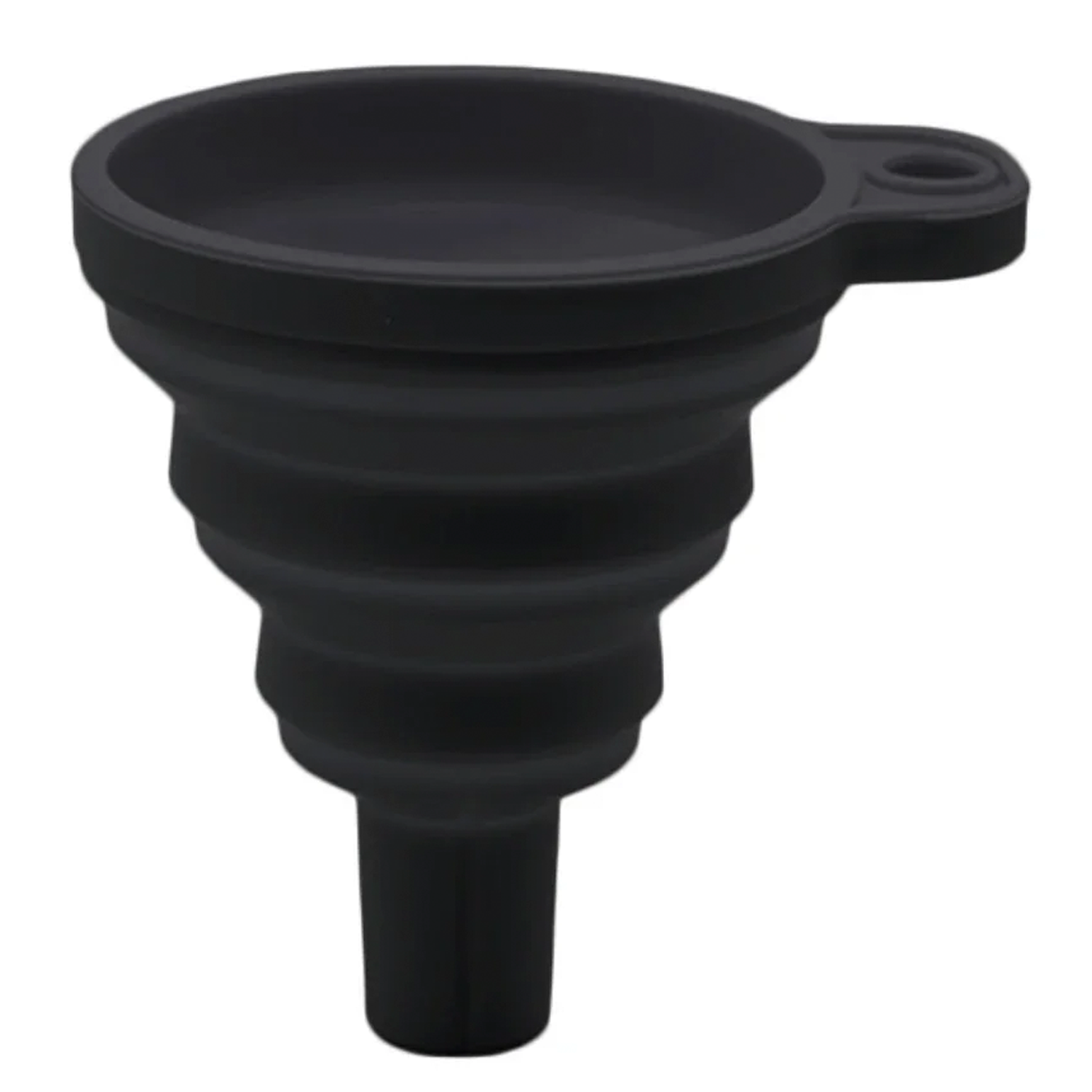 Embudo De Silicona Universal Para Líquidos De Automóvil  Negro
