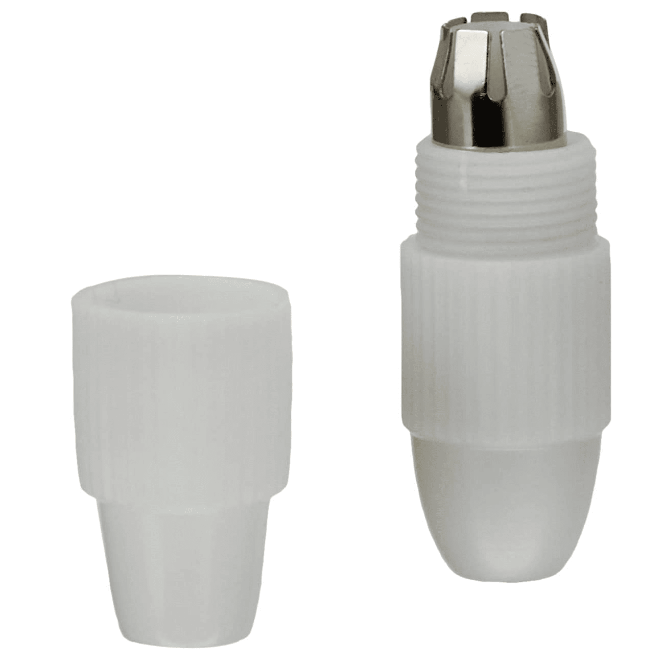 Empalme cable coaxial tipo tornillo  Blanco