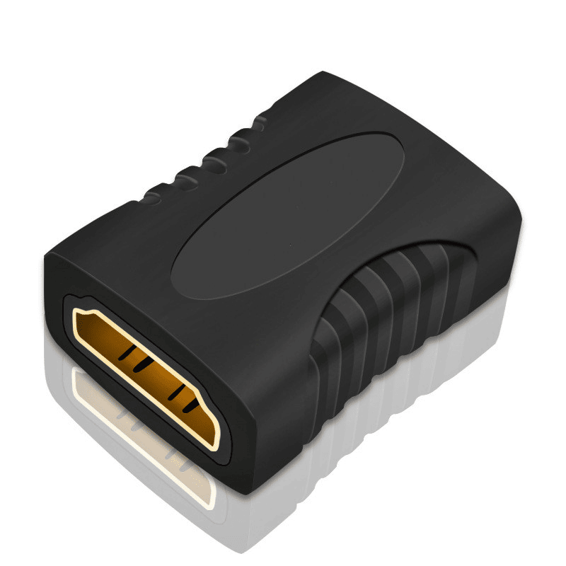 Empalme HDMI hembra  Negro