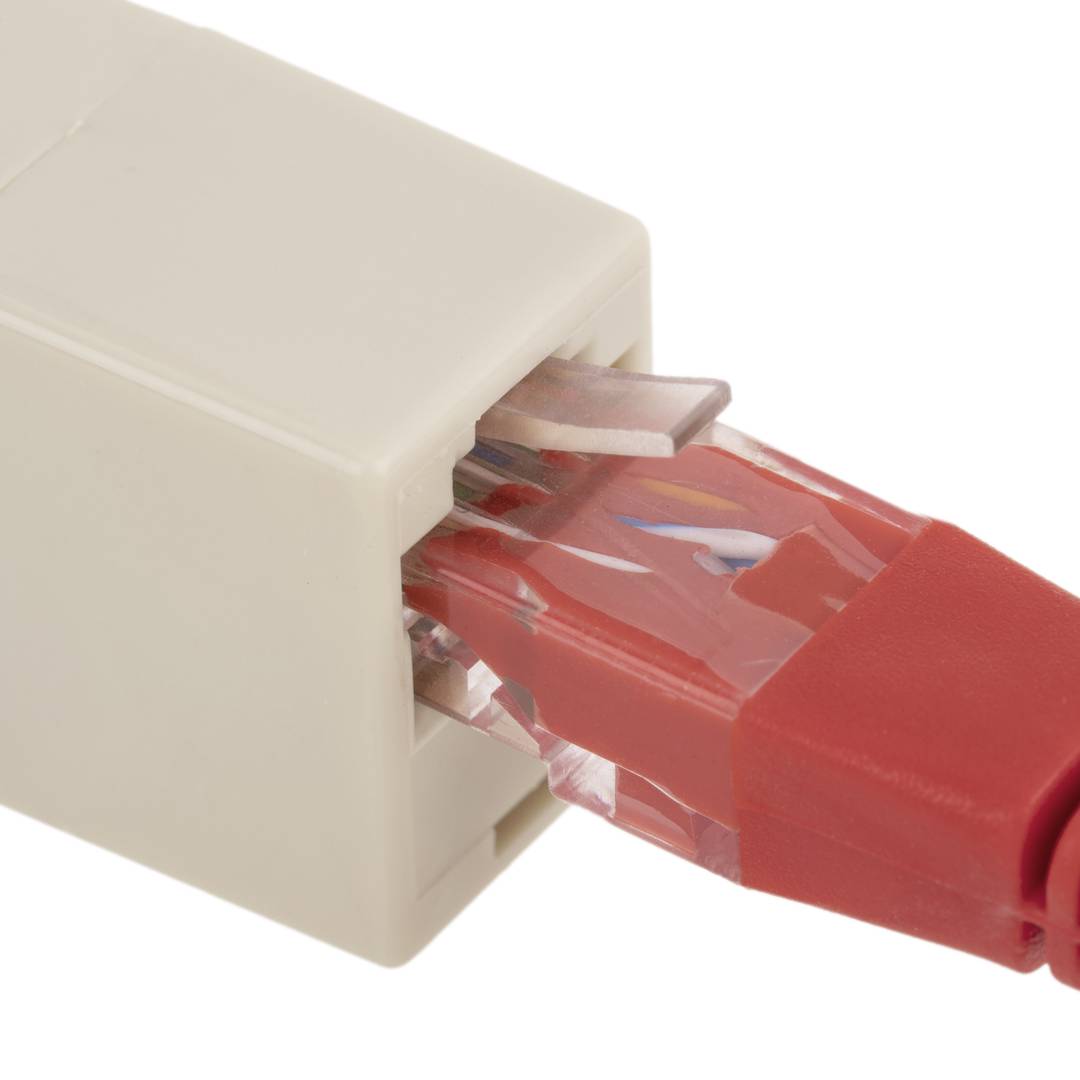 Empalme RJ45 CAT5e UTP OEM  Beige