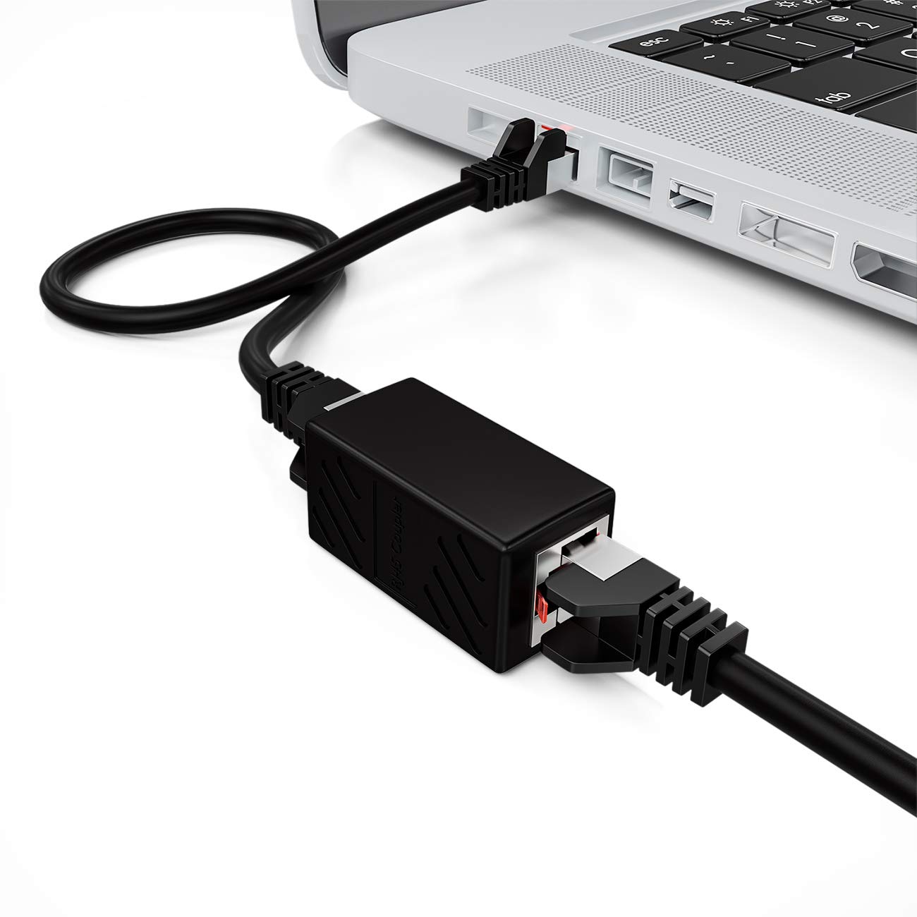 Empalme RJ45 CAT6 UTP  Negro