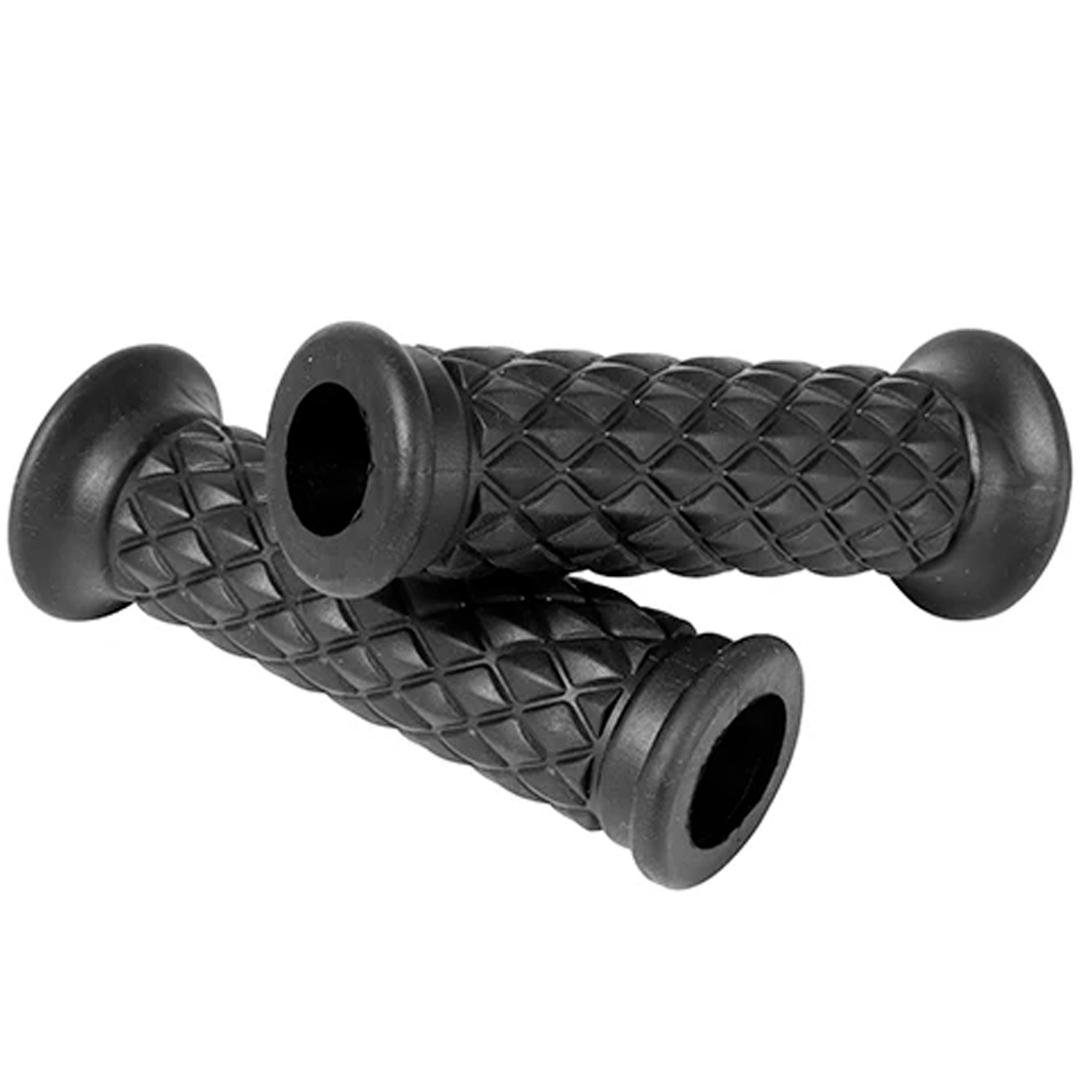 Empuñadura Para Manillar Motocicleta 22 mm Negro (2 Uds)