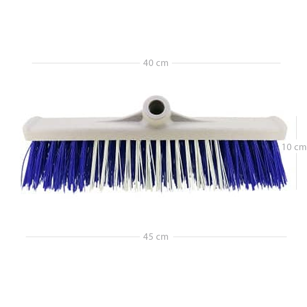 Escoba Cepillo barrendero roll 40 cm gris-azul