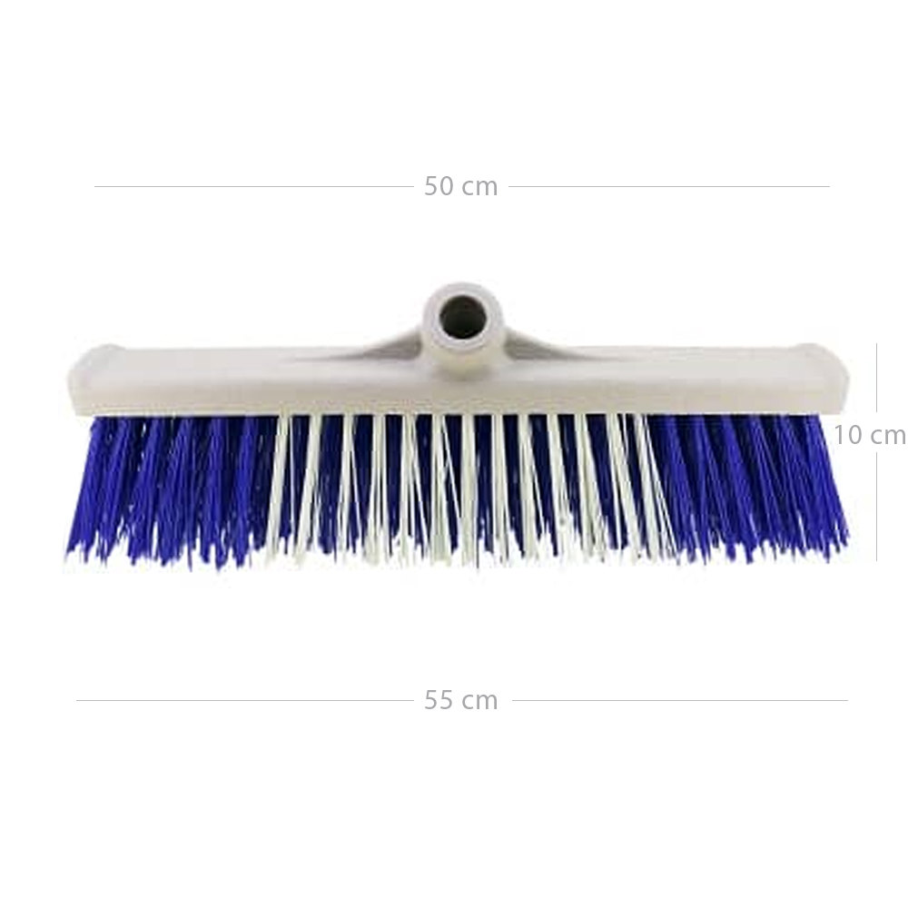 Escoba Cepillo barrendero roll 50 cm gris-azul