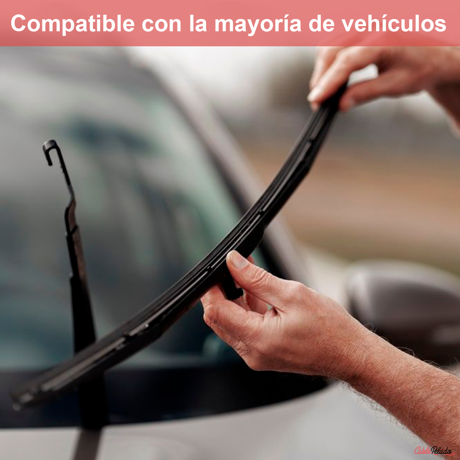 Escobilla Limpiaparabrisas 1 plus 56cm  Negro