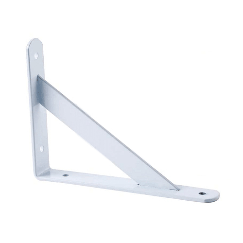 Escuadra reforzada para estanteria Metalica 500x330 mm Blanco