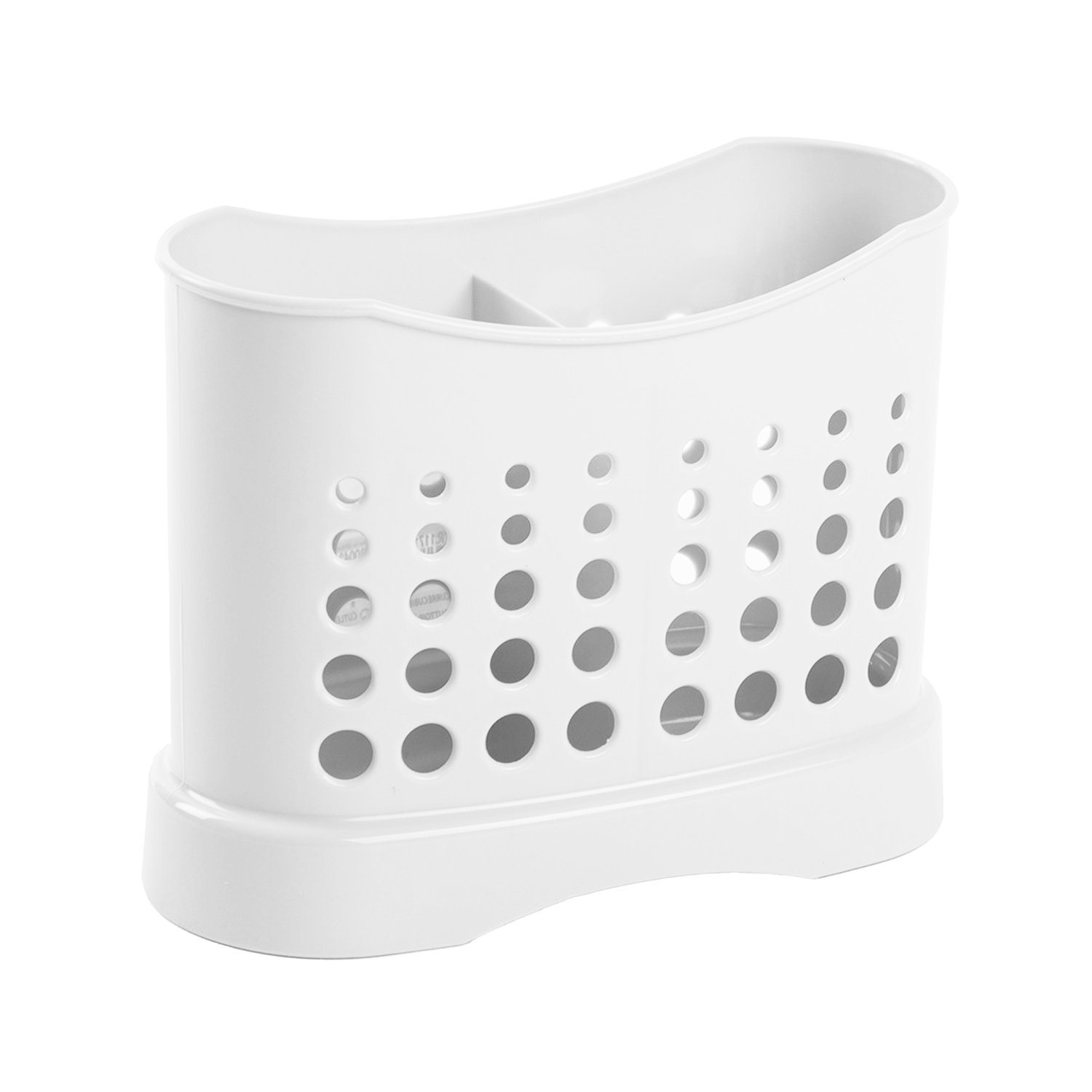 Escurrecubiertos De Plastico Clásico  Blanco