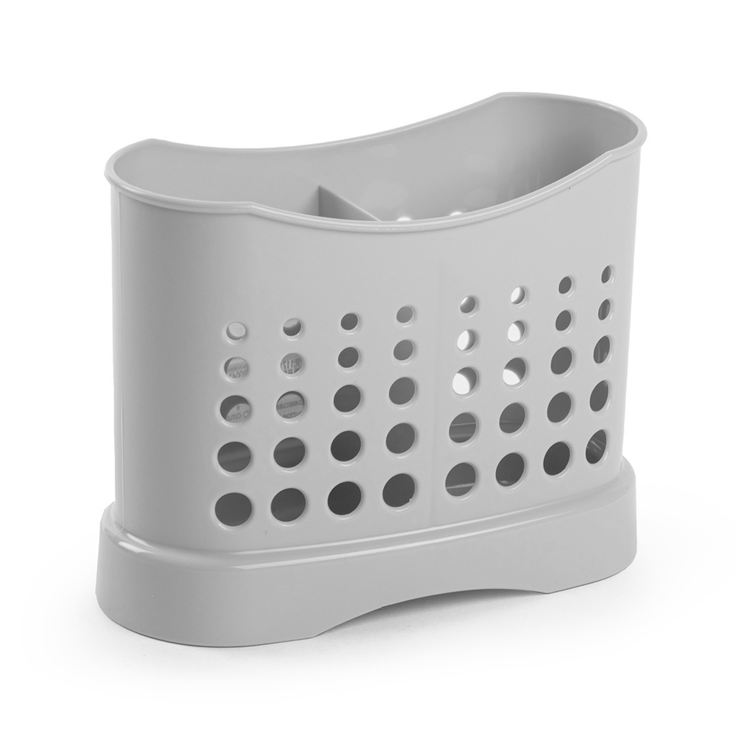 Escurrecubiertos De Plastico Clásico  Gris