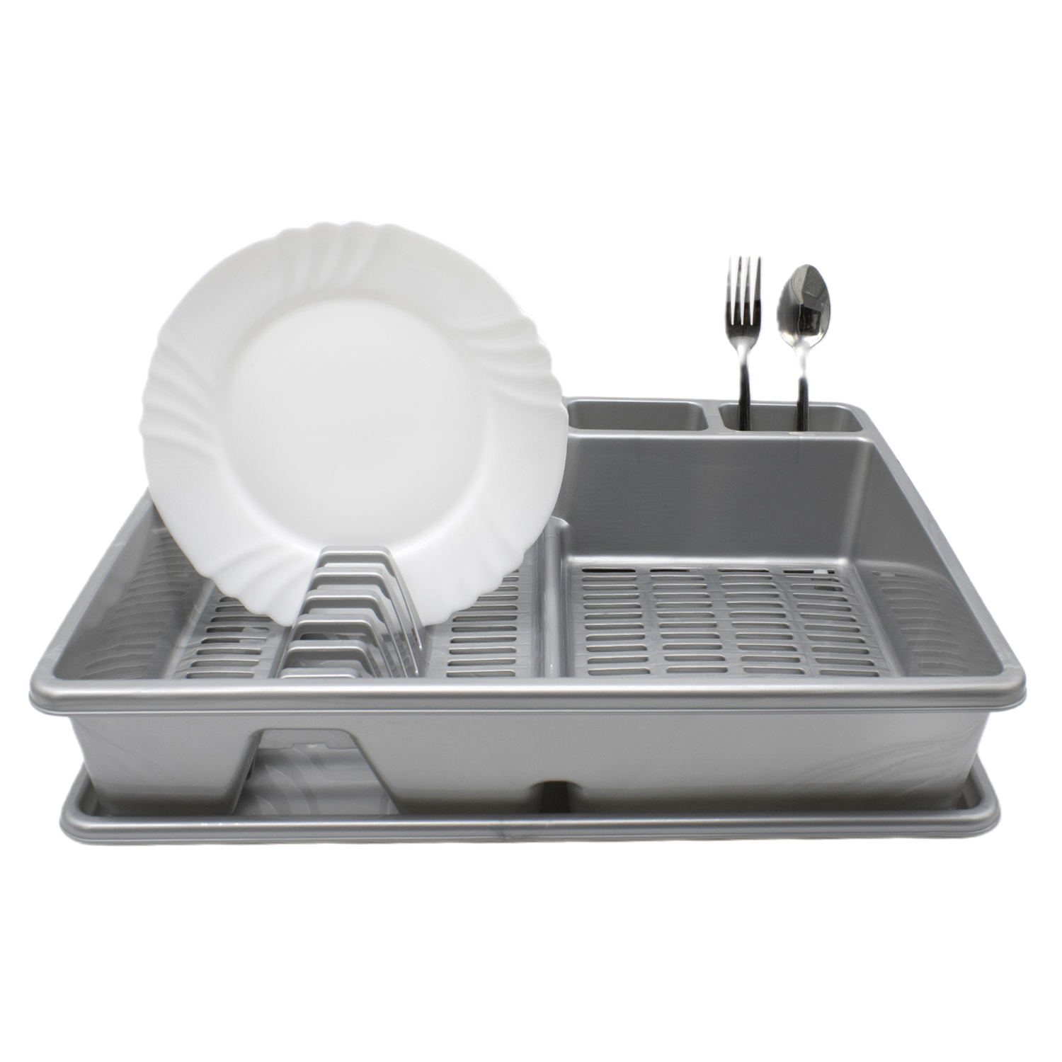 Escurreplato de plastico  Gris