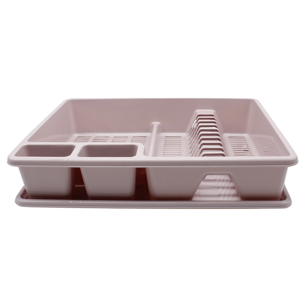 Escurreplato de plastico  Rosa claro