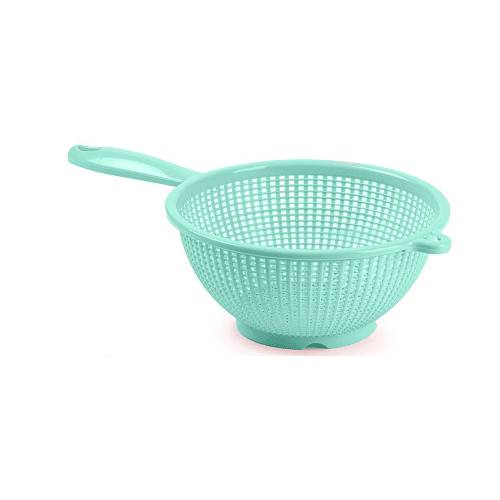 Escurridor verduras con mango plastico 19 cm Verde