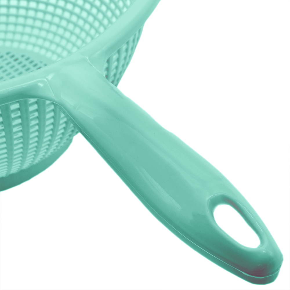 Escurridor verduras con mango plastico 19 cm Verde