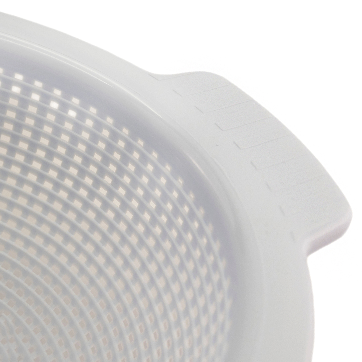 Escurridor verduras plastico 23 cm Blanco