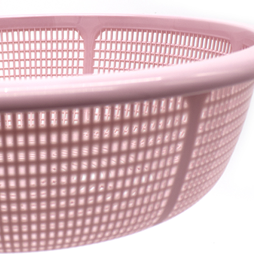 Escurridor verduras plastico 31 cm Rosa claro