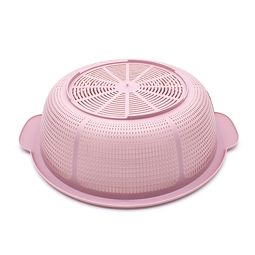 Escurridor verduras plastico 31 cm Rosa claro