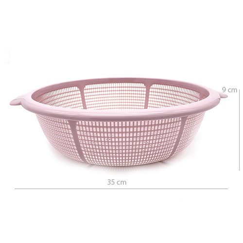Escurridor verduras plastico 31 cm Rosa claro